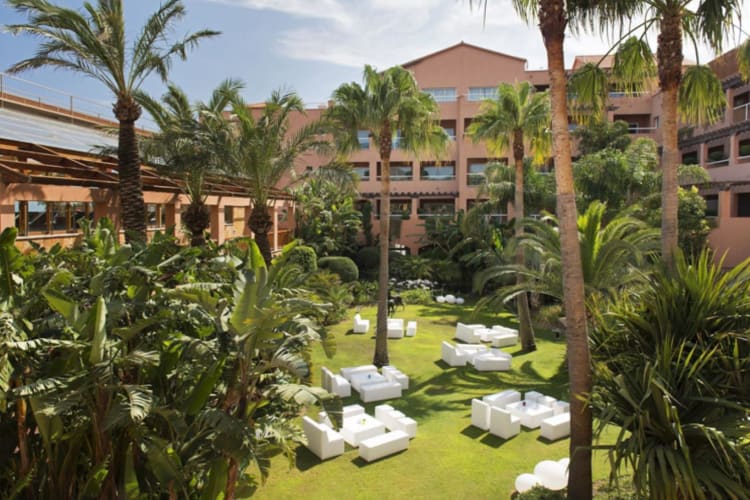 Hotel gardens